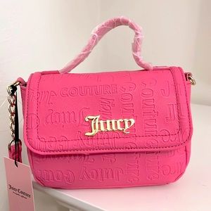 Juicy Couture Deboss Pink Lemonade Crossbody